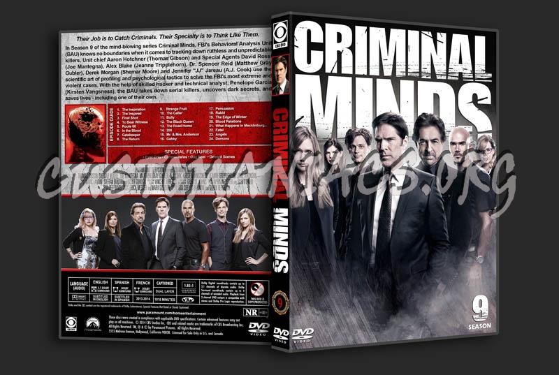 Criminal Minds - Season 9 dvd cover