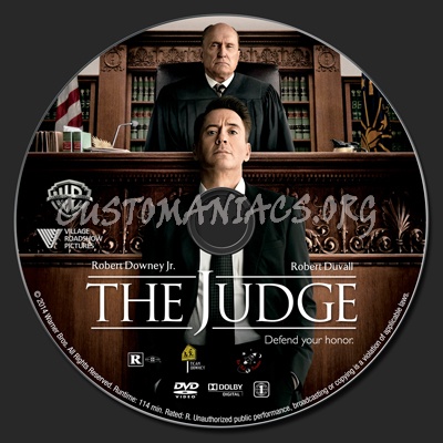 The Judge dvd label