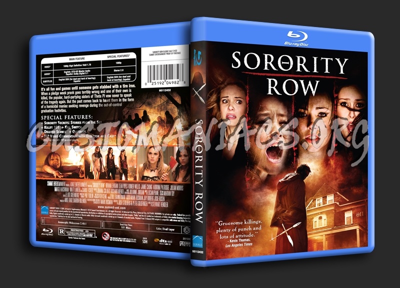 Sorority Row blu-ray cover