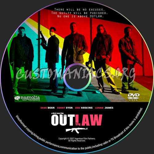 Outlaw dvd label