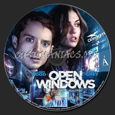 Open Windows dvd label