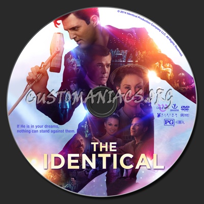 The Identical dvd label