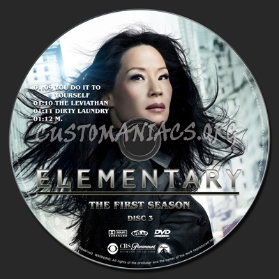 Elementary season 1 dvd label