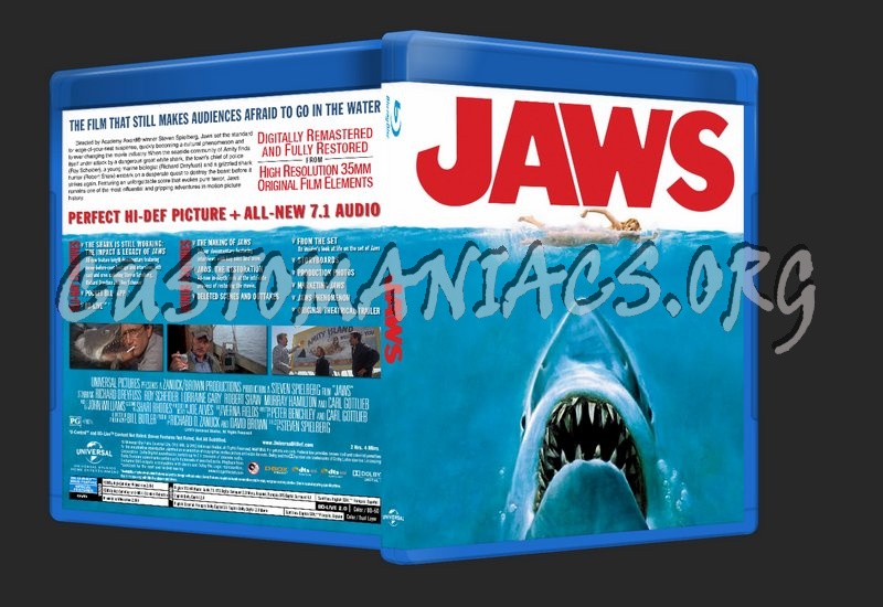 Jaws blu-ray cover