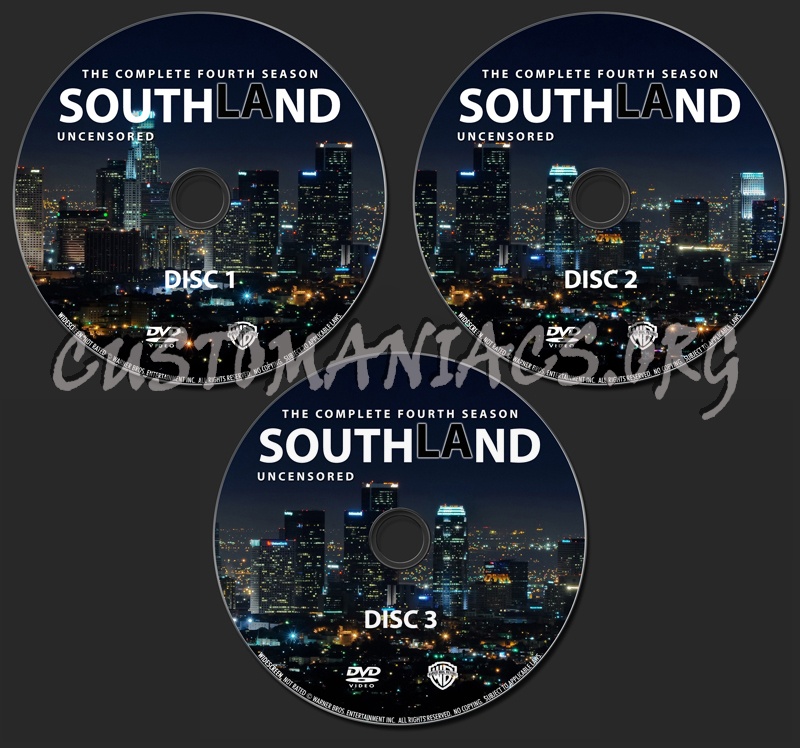 Southland - Season 4 dvd label