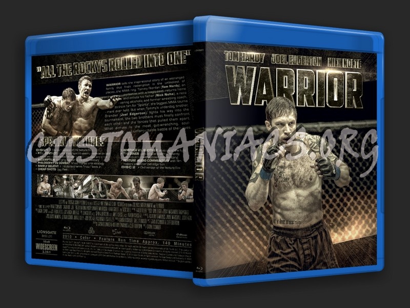 Warrior blu-ray cover