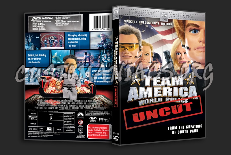 Team America dvd cover