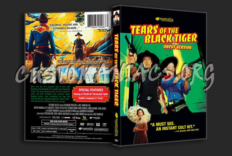 Tears of the Black Tiger dvd cover