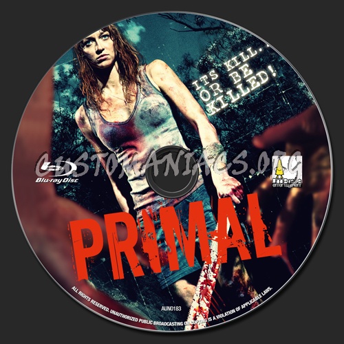 Primal blu-ray label