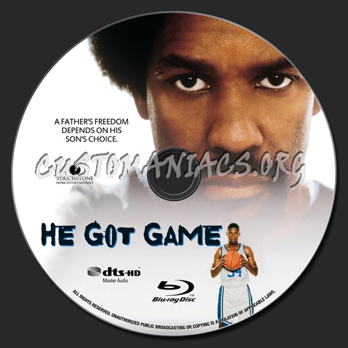 He Got Game blu-ray label