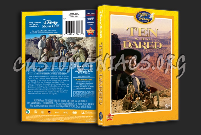 Ten Who Dared dvd cover