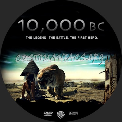 10000bc dvd label