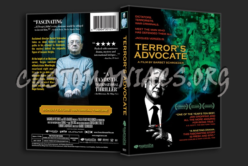 Terror's Advocate dvd cover