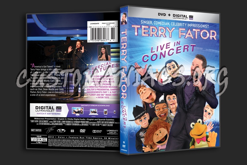 Terry Fator Live in Concert dvd cover