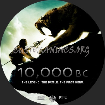 10000bc dvd label