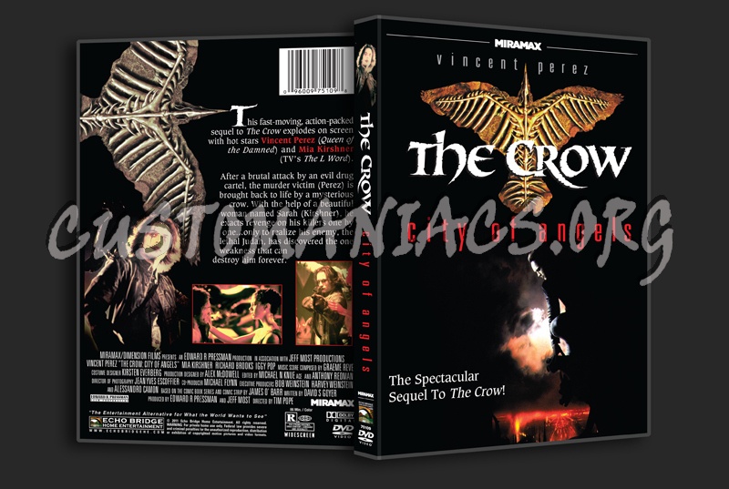 The Crow City of Angels dvd cover