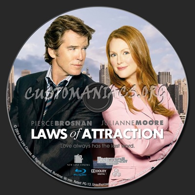 Laws of Attraction blu-ray label