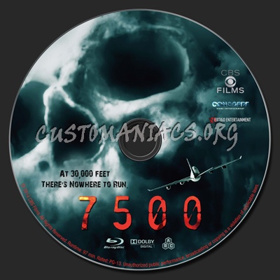 7500 blu-ray label