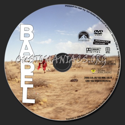 Babel dvd label