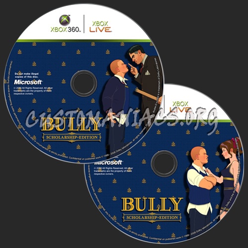 Bully: Scholarship Edition dvd label