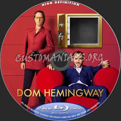 Dom Hemingway blu-ray label