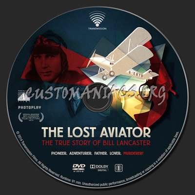 The Lost Aviator dvd label