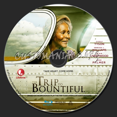 The Trip to Bountiful blu-ray label