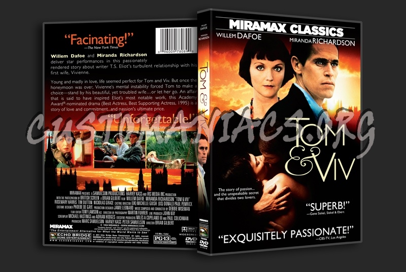 Tom & Viv dvd cover