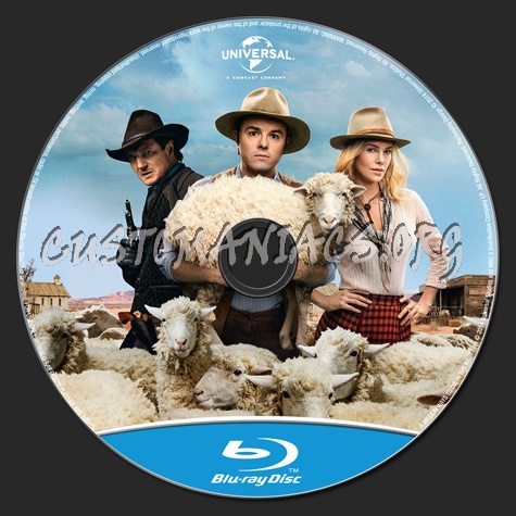 A Million Ways To Die In the West blu-ray label