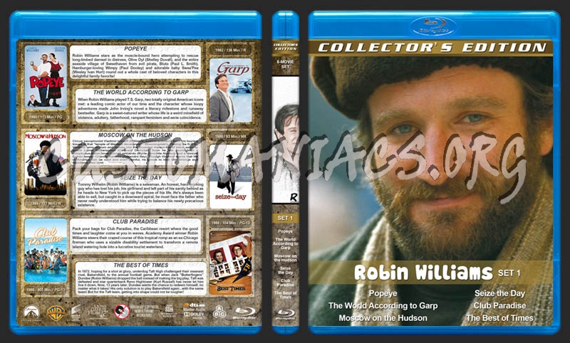 Robin Williams Collection - Sets 1-6 blu-ray cover