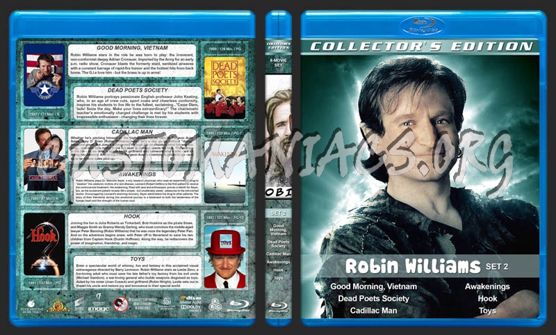 Robin Williams Collection - Sets 1-6 blu-ray cover