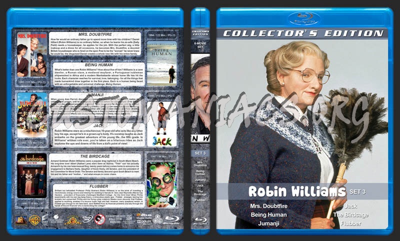 Robin Williams Collection - Sets 1-6 blu-ray cover