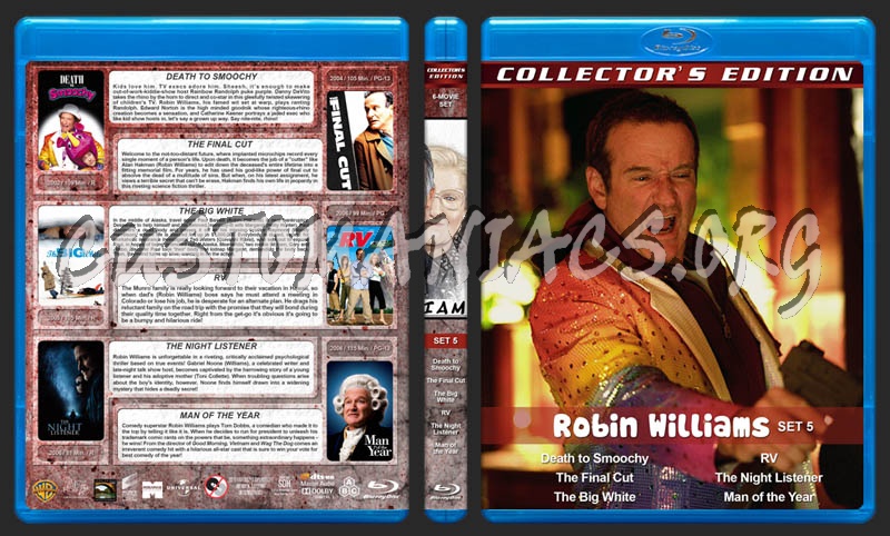 Robin Williams Collection - Sets 1-6 blu-ray cover