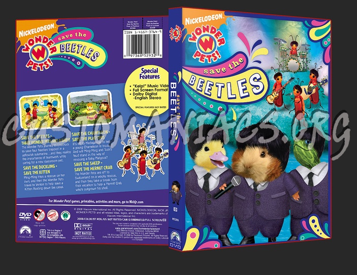Wonder Pets Save The Beetles Dvd Cover Dvd Covers Labels By Customaniacs Id Free Download Highres Dvd Cover