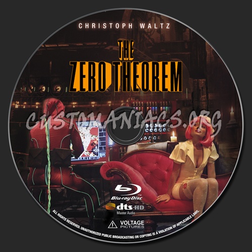 The Zero Theorem blu-ray label