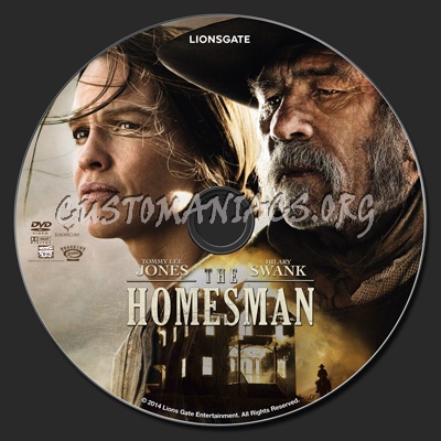 The Homesman dvd label