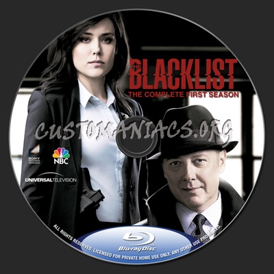 The Blacklist Season 1 blu-ray label - DVD Covers & Labels by ...