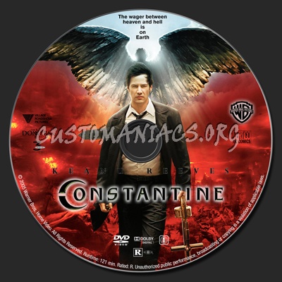 Constantine dvd label