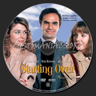 Starting Over dvd label