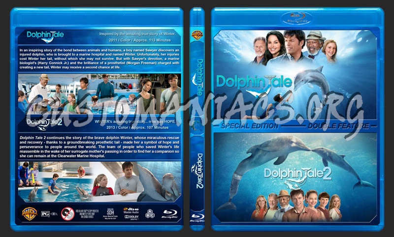 Dolphin Tale Double Feature blu-ray cover