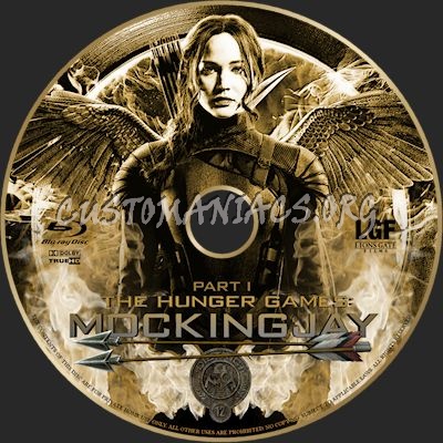 The Hunger Games: Mockingjay, Part 1 blu-ray label