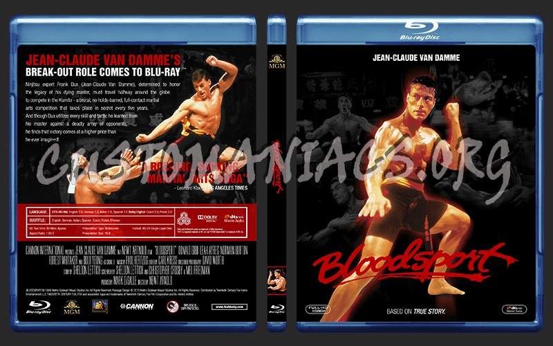 Bloodsport blu-ray cover