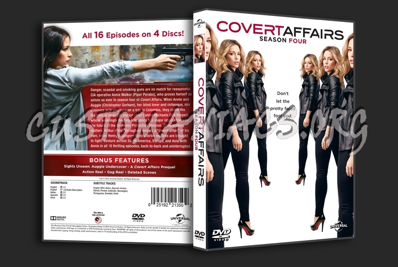 Covert Affairs Season 4 dvd cover