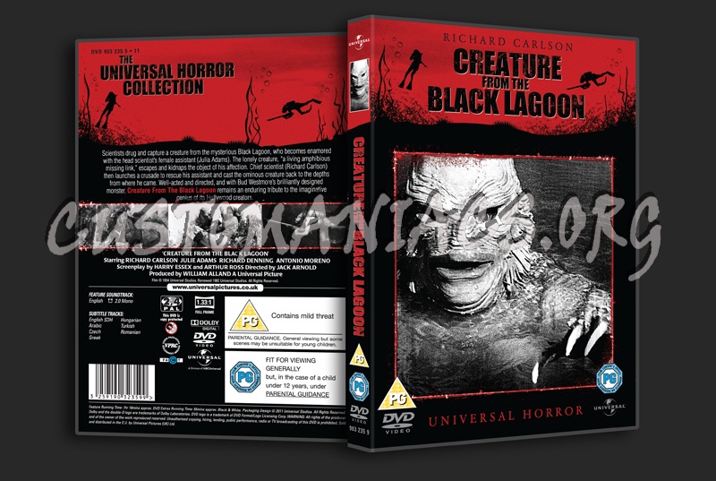 Creature From the Black Lagoon (1954) dvd cover