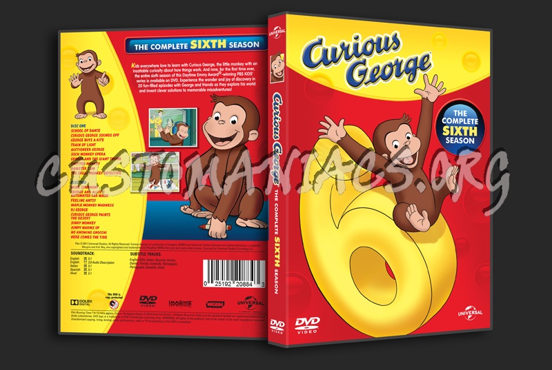 Curious George Season 6 dvd cover