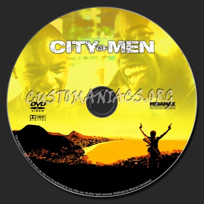 City of Men dvd label