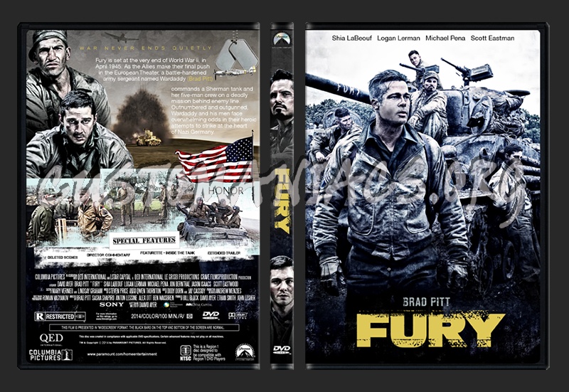 Fury dvd cover