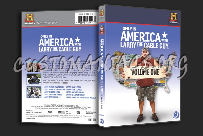 Only In America with Larry The Cable Guy Volume 1 dvd cover