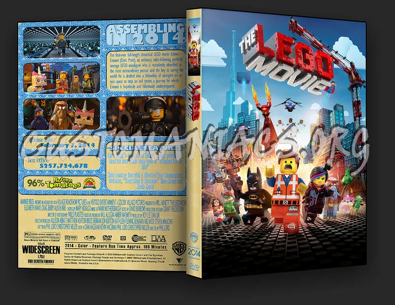 The LEGO Movie dvd cover