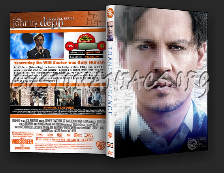 Transcendence dvd cover